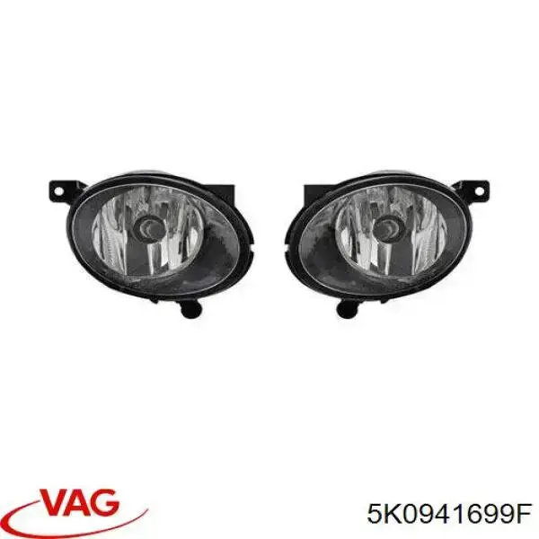 Фара противотуманная, левая VAG 5K0941699F цена, от 29.15 USD