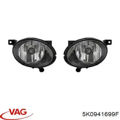 Купить 5K0941699F VAG Противотуманка левая