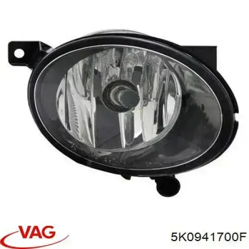 Фара противотуманная, правая VAG 5K0941700F цена, от 51.35 USD