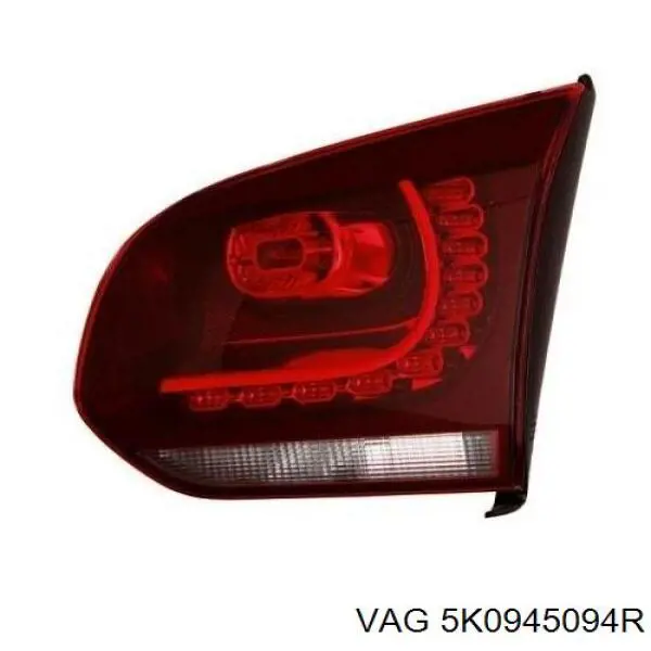 Фонарь задний правый Volkswagen Golf VI хэтчбек (5K1) (2008 - 2014) цена, от 150.01 USD