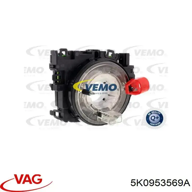 Контактное кольцо подушки безопасности VAG 5K0953569G цена, от 279.38 USD