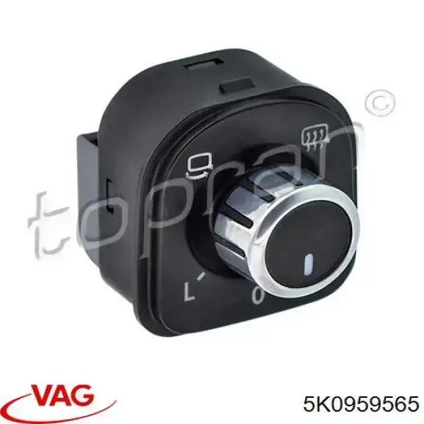 Блок управления зеркалами заднего вида VAG 5K0959565 цена, от 9.54 USD
