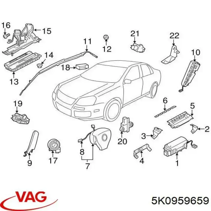  5K0959659 VAG