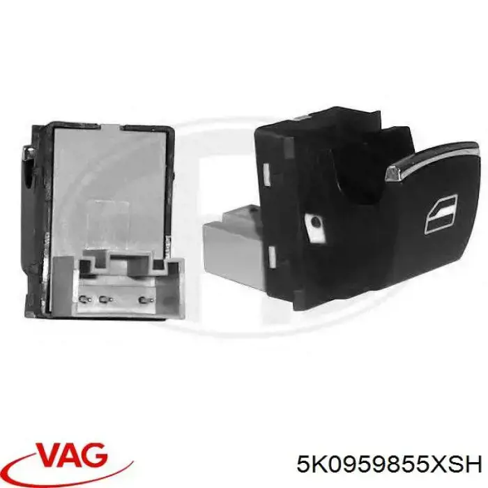 Купить 5K0959855XSH VAG Кнопка подъемника заднего стекла