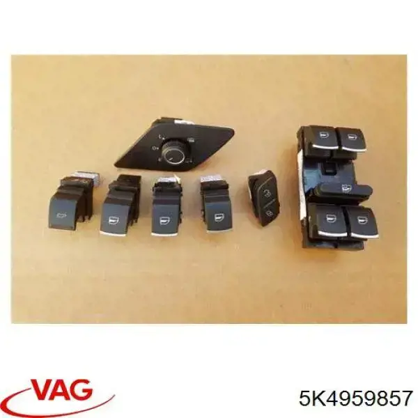 Кнопочный блок управления стеклоподъемником передний левый Miraglio 121VKB76007 цена, от 18.80 USD