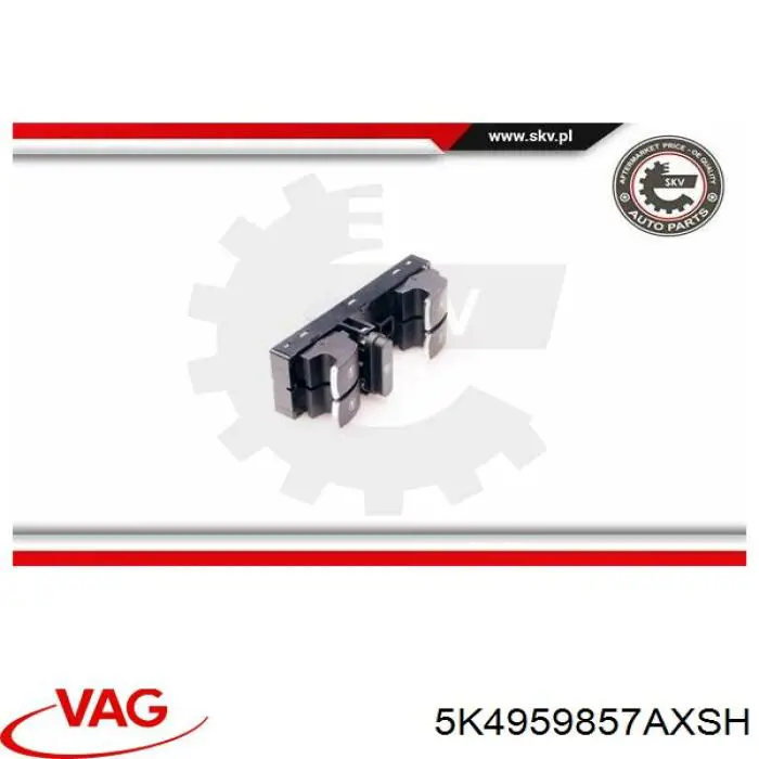 5K4959857AXSH VAG Кнопки переднего левого стекло подъёмника