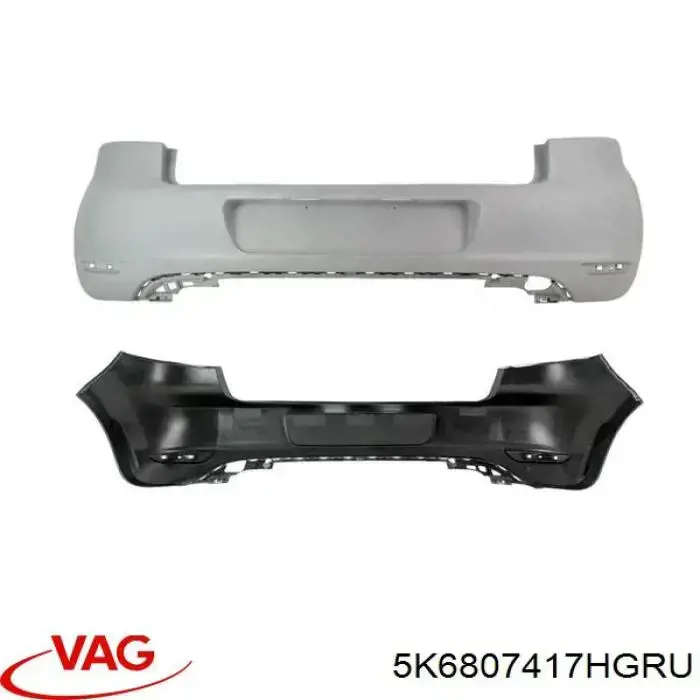 5K6807417HGRU VAG Задний бампер