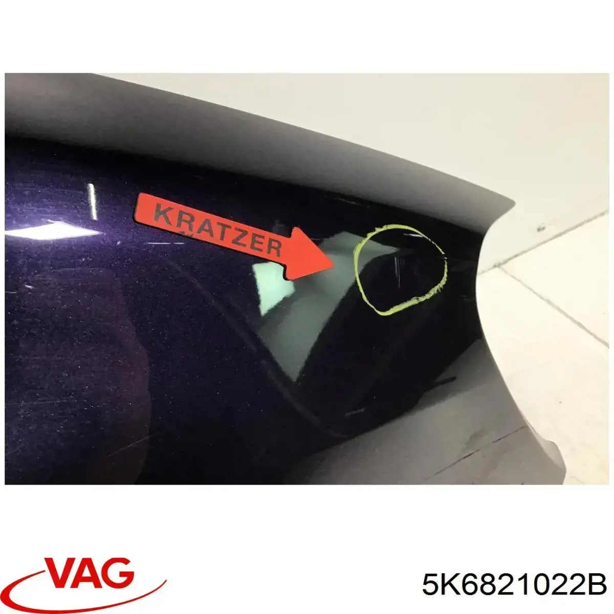 Купить 5K6821022B VAG Крыло переднее правое