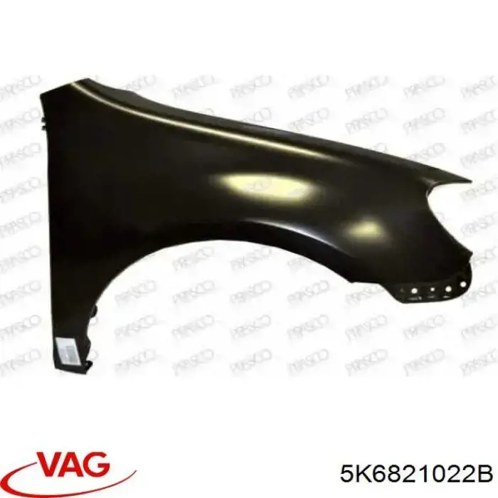 Боковая часть передняя правая VAG 5K6821022B цена, от 46.28 USD