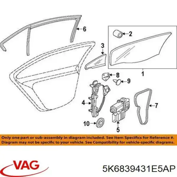 VAG 5K6839431E5AP цена, от 41.53 USD