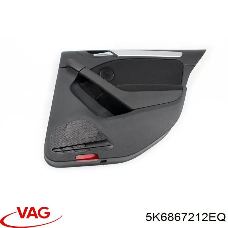 Дверная карта, правая, задняя VAG 5K6867212EQ цена, от 32.66 USD