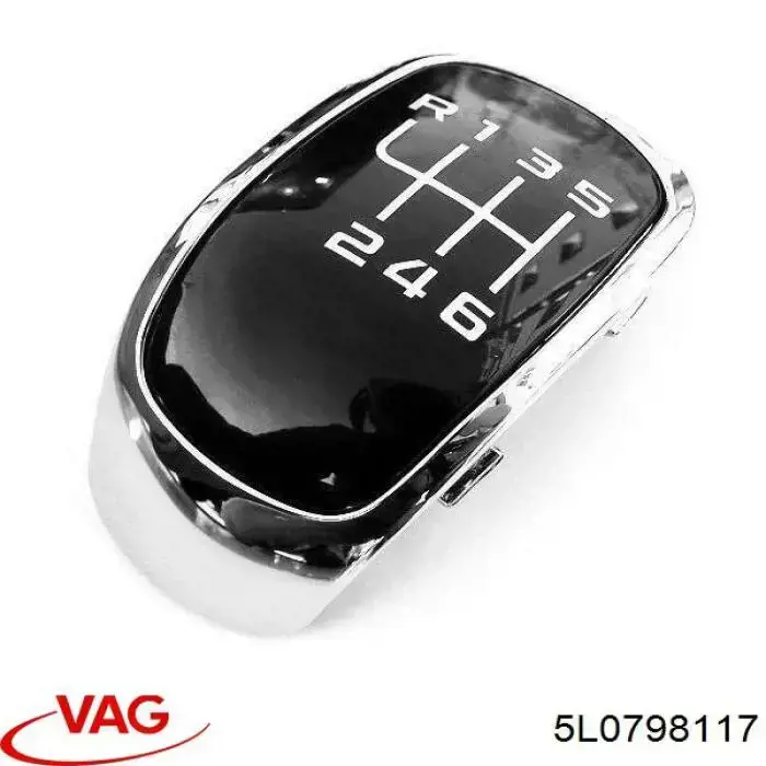Купить 5L0798117 VAG Эмблема рукоятки переключения КПП