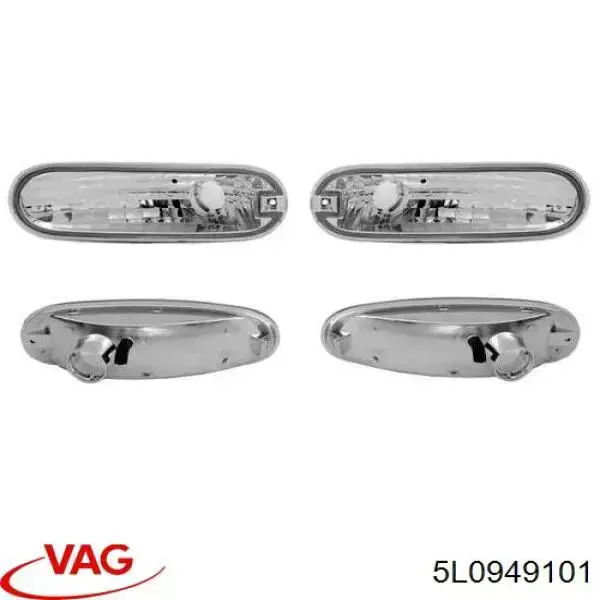 Купить 5L0949101 VAG Указатель поворота зеркала левый
