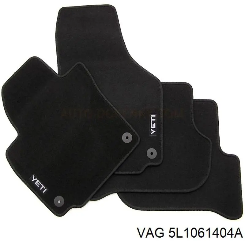 Комплект ковриков VAG 5L1061404A цена, от 11.29 USD