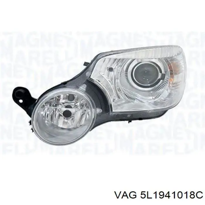 Правая блок фара VAG 5L1941018C цена, от 424.14 USD