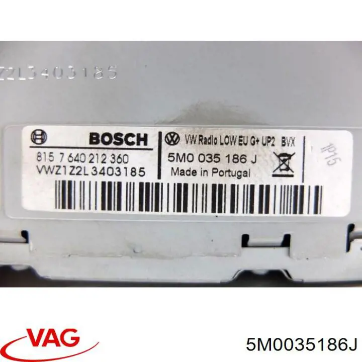 5M0035186J VAG Штатная магнитола