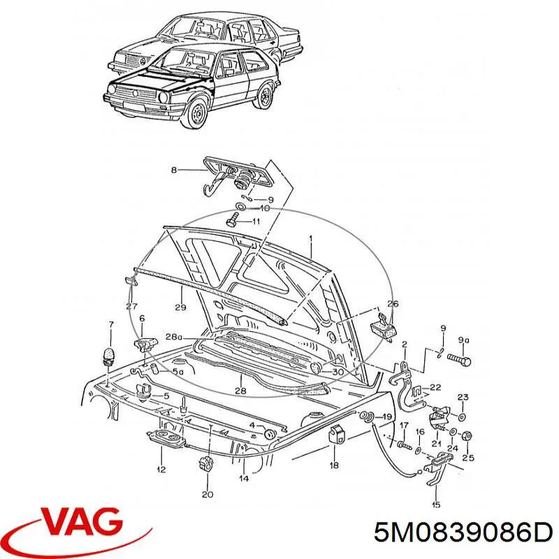  5M0839086D VAG