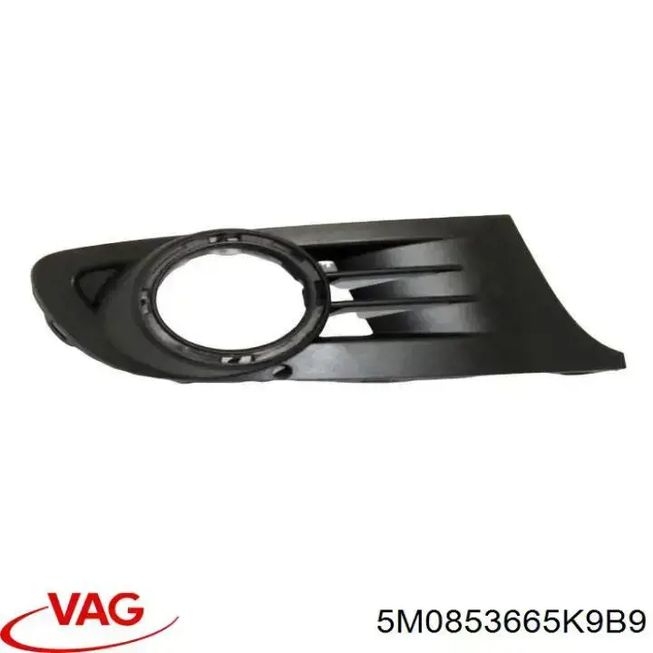 Решетка переднего бампера, левая VAG 5M0853665K9B9 цена, от 87.95 USD