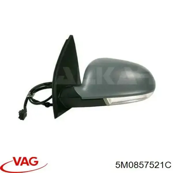 Купить 5M0857521C VAG Стекло зеркала заднего вида, левого