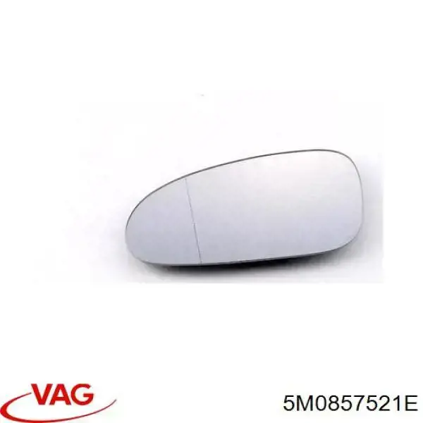 5M0857521E VAG Зеркальный элемент левого зеркала заднего вида