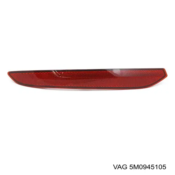 5M0945105 VAG Reflector, parachoques trasero, izquierdo original y equivalente
