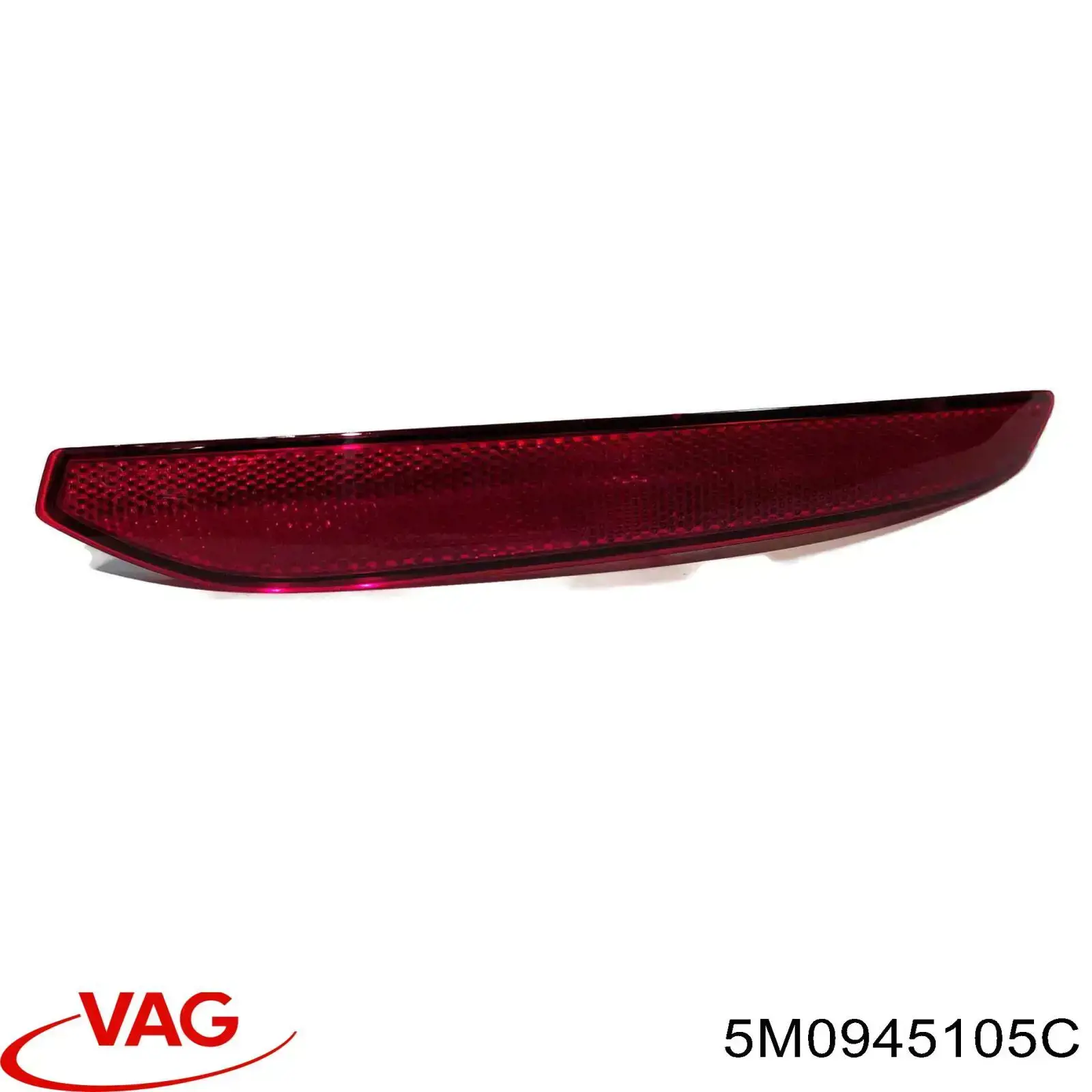 Левый отражатель заднего бампера 5M0945105C VAG