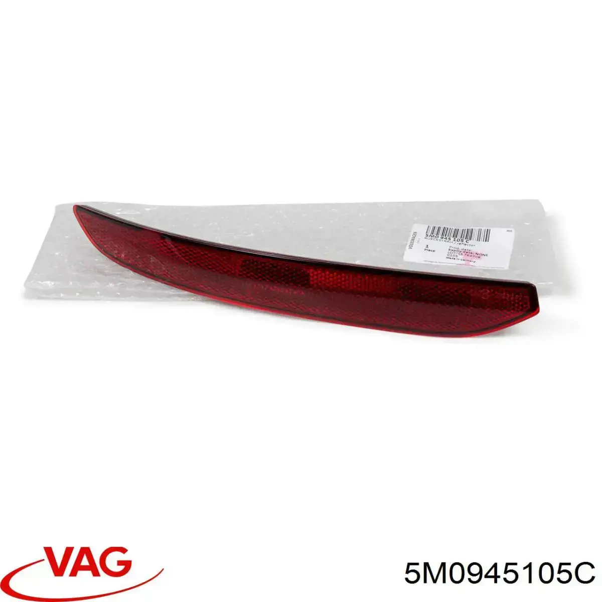 Левый отражатель заднего бампера 5M0945105C VAG