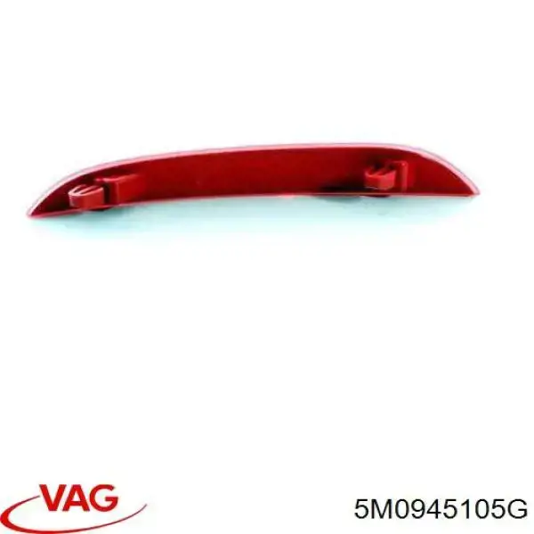 Левый отражатель бампера VAG 5M0945105