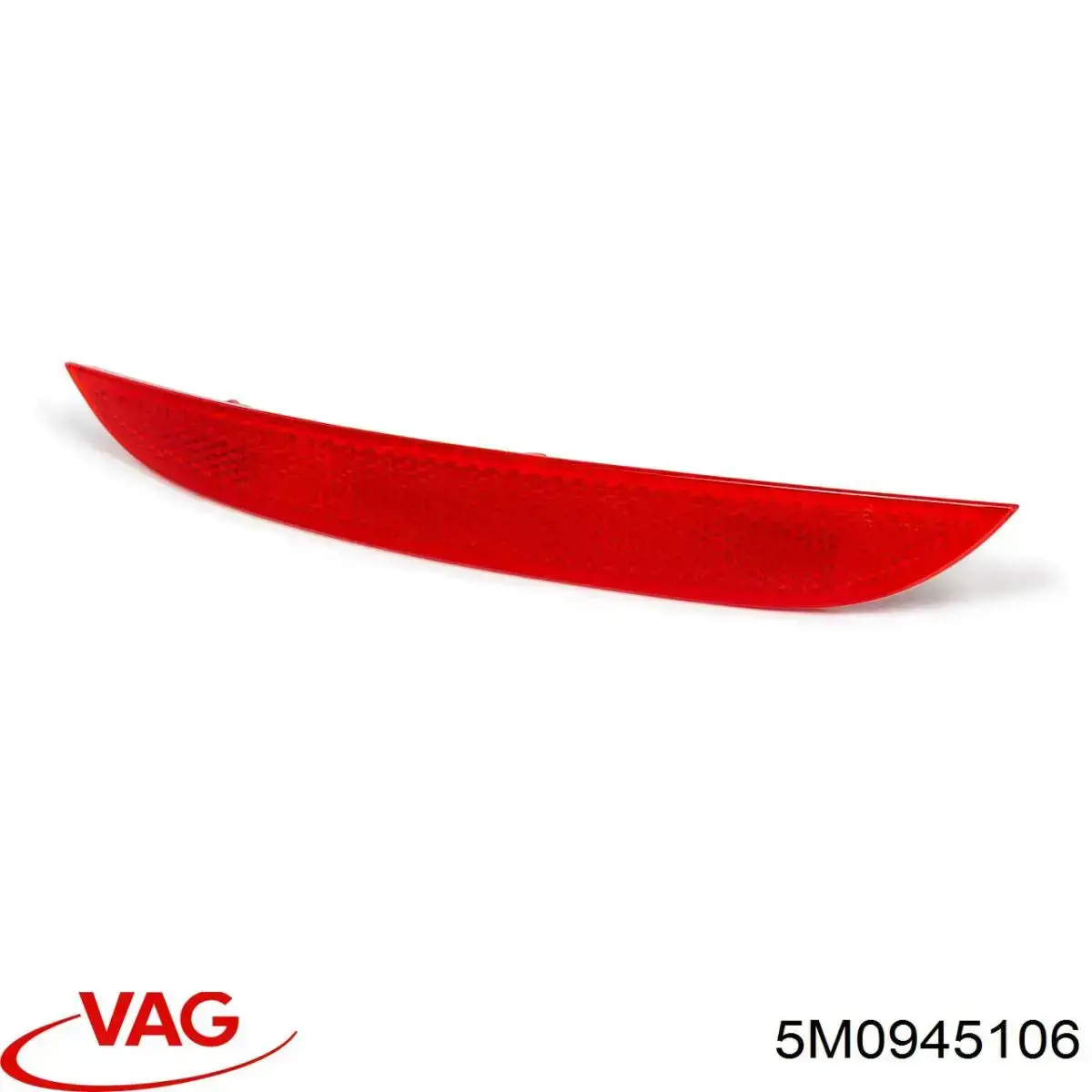 5M0945106 VAG Reflector, parachoques trasero, derecho original y equivalente