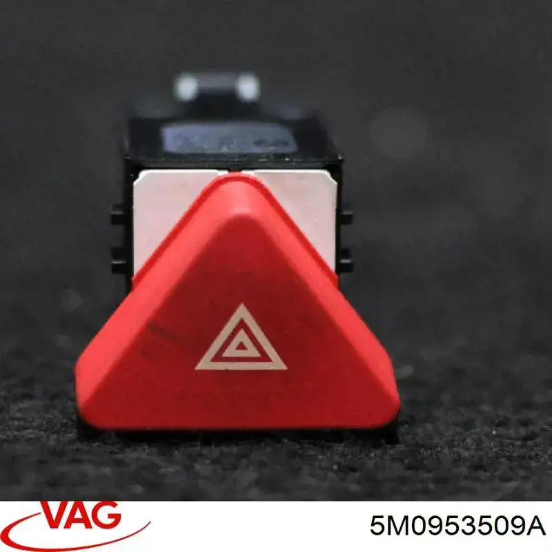 Botão de ativação do sinal de emergência para Volkswagen Tiguan I 5N1, 5N2