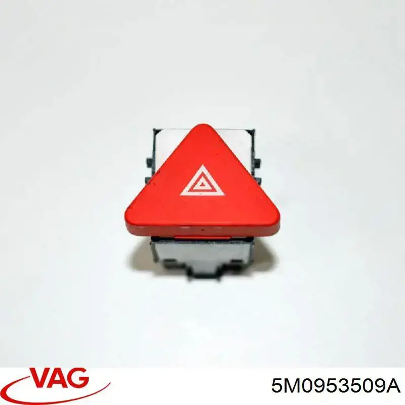 Botão de ativação do sinal de emergência para Volkswagen Tiguan I 5N1, 5N2
