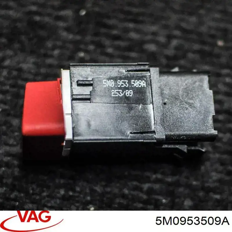  Botão de ativação do sinal de emergência Volkswagen Tiguan I SUV (5N1, 5N2) (2007 - 2018) I