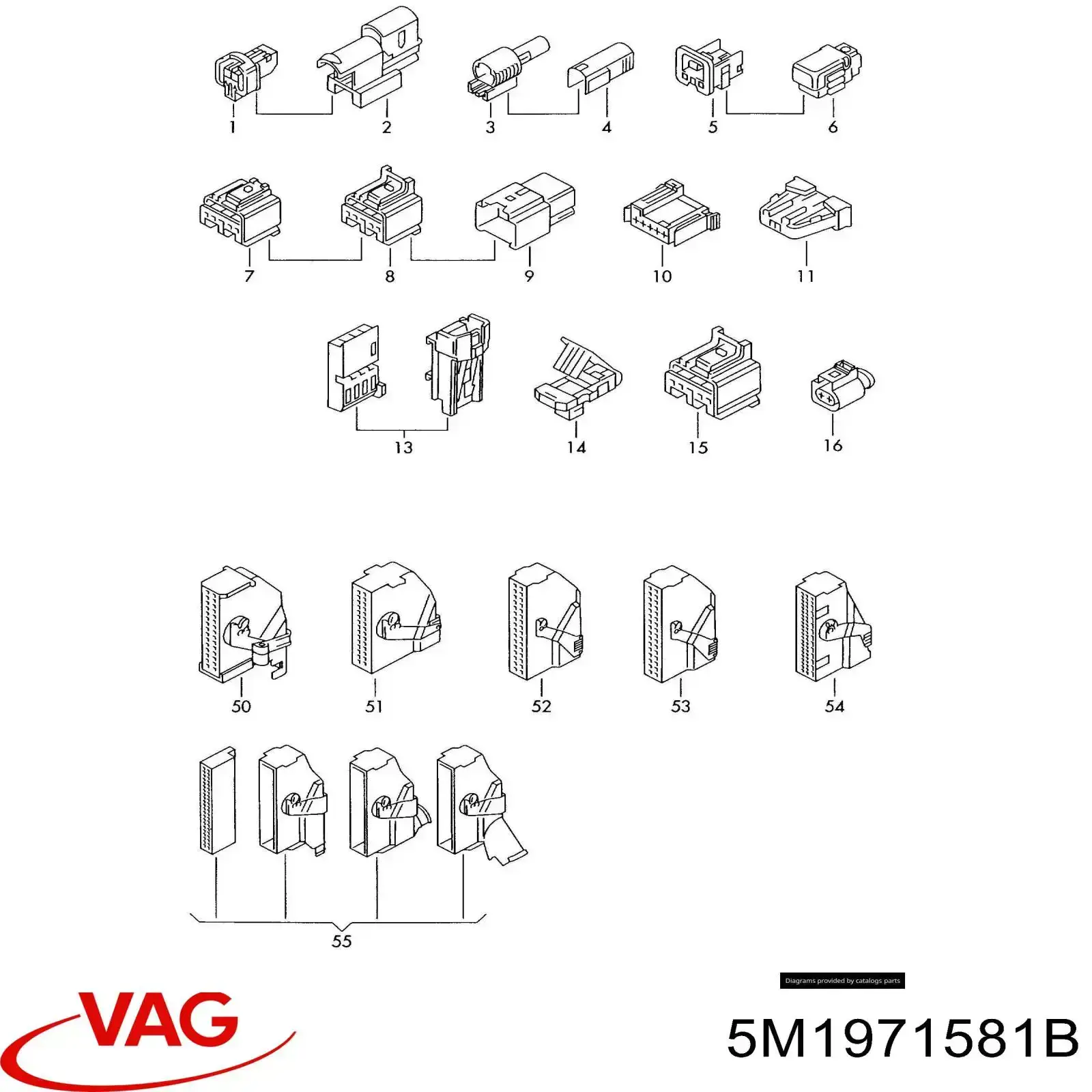  VAG 5M1971581B цена, от 38.49 USD