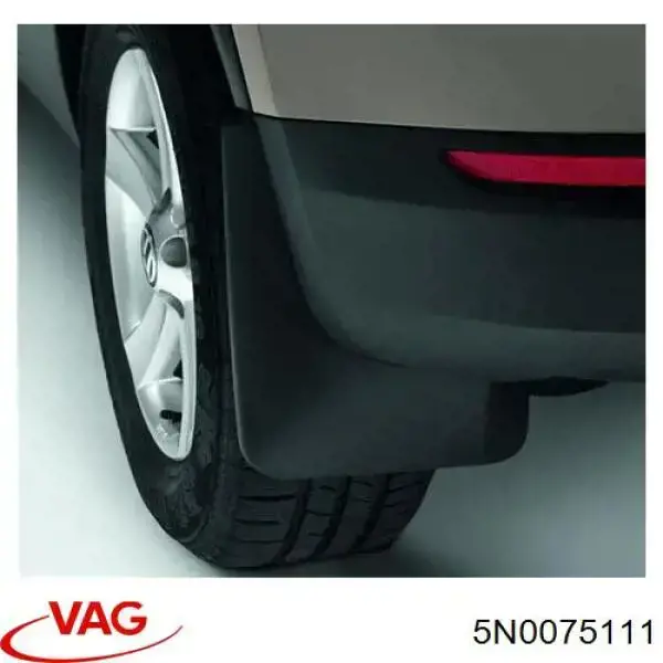 Protetores de lama dianteiros, kit para Volkswagen Tiguan (5N)