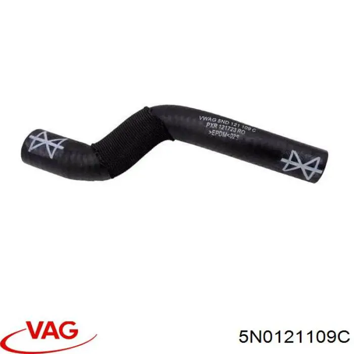 5N0121109C VAG mangueira (cano derivado do sistema de esfriamento)