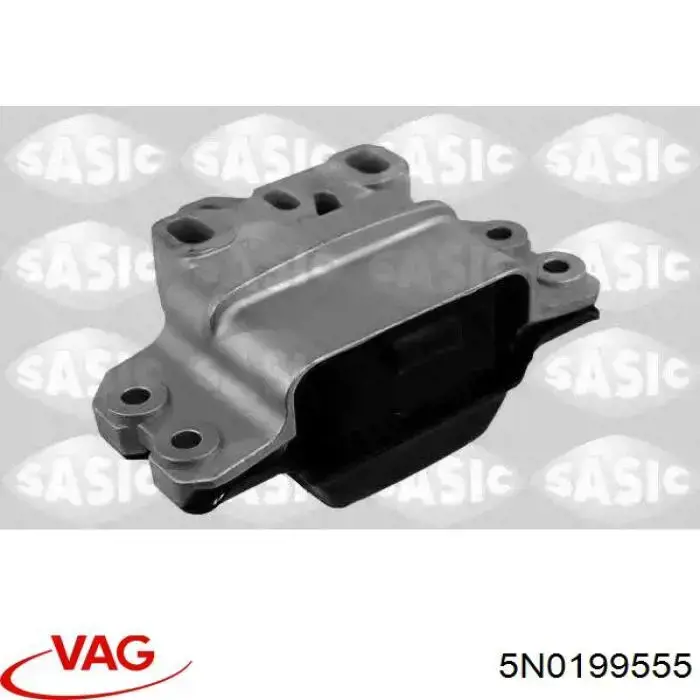 5N0199555 VAG Подушка (опора) двигателя, левая