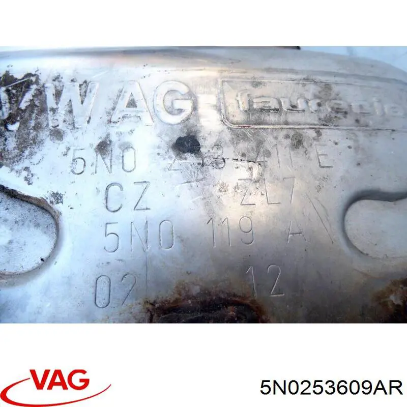 5N0253609AR VAG Выхлопная труба