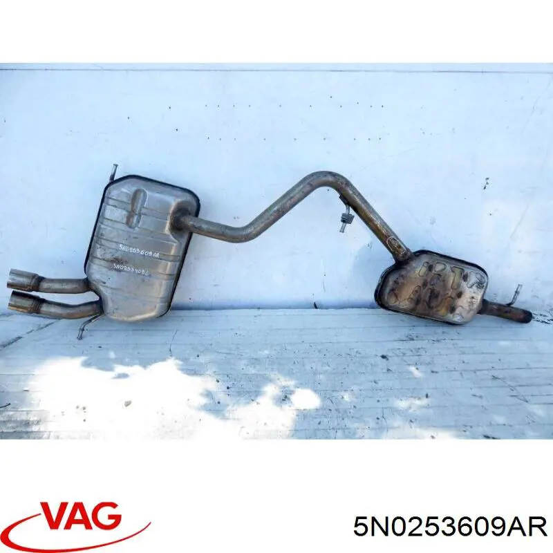 Купить 5N0253609AR VAG Глушитель задний