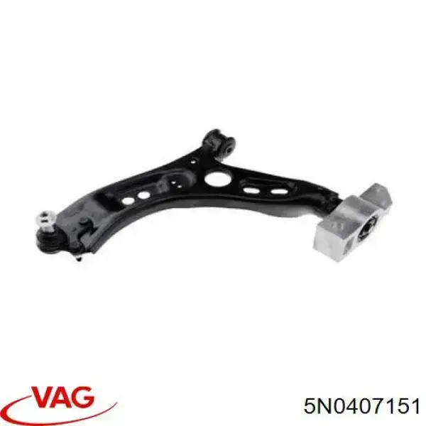 Левый рычаг передней нижней подвески VAG 5N0407151 цена, от 19.89 USD
