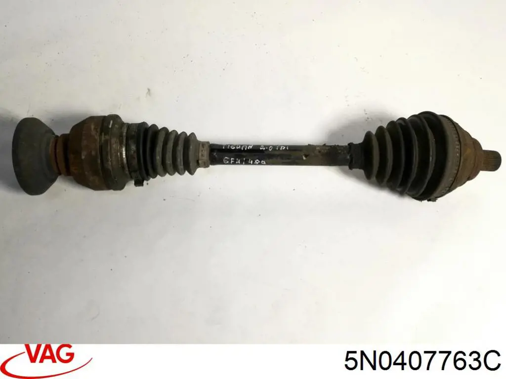 Левая полуось GKN-Spidan 36277