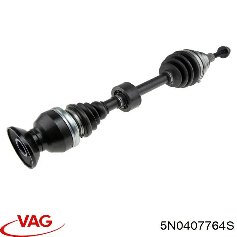 5N0407764S VAG Полуось передняя, правая