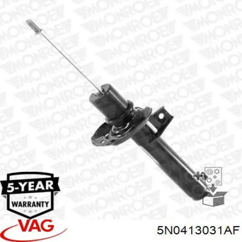 5N0413031AF VAG Стойка передняя