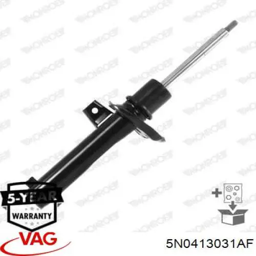 Стойка амортизатора передняя VAG 5N0413031AF цена, от 61.93 USD