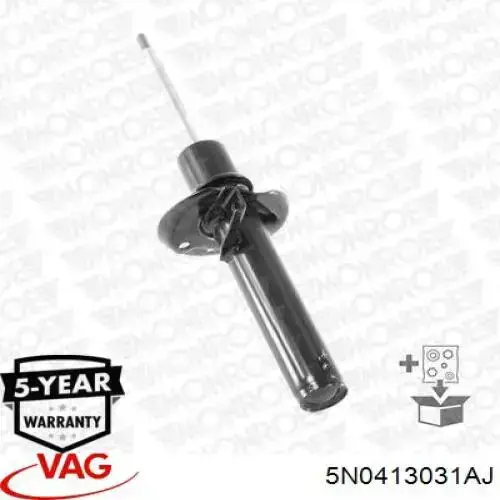 Купить 5N0413031AJ VAG Амортизатор передней подвески