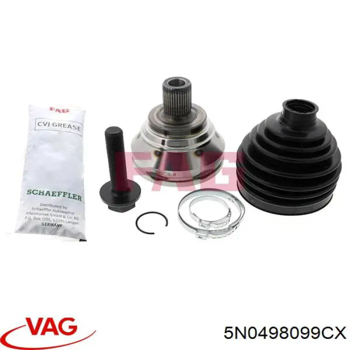Купить 5N0498099CX VAG Внешняя граната