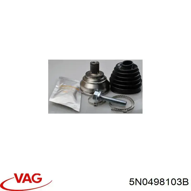 Купить 5N0498103B VAG Шрус внутренний левый