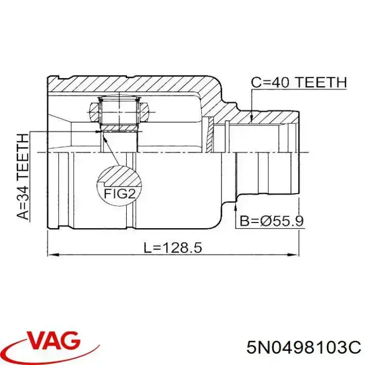  VAG5N0498103C Market (OEM)