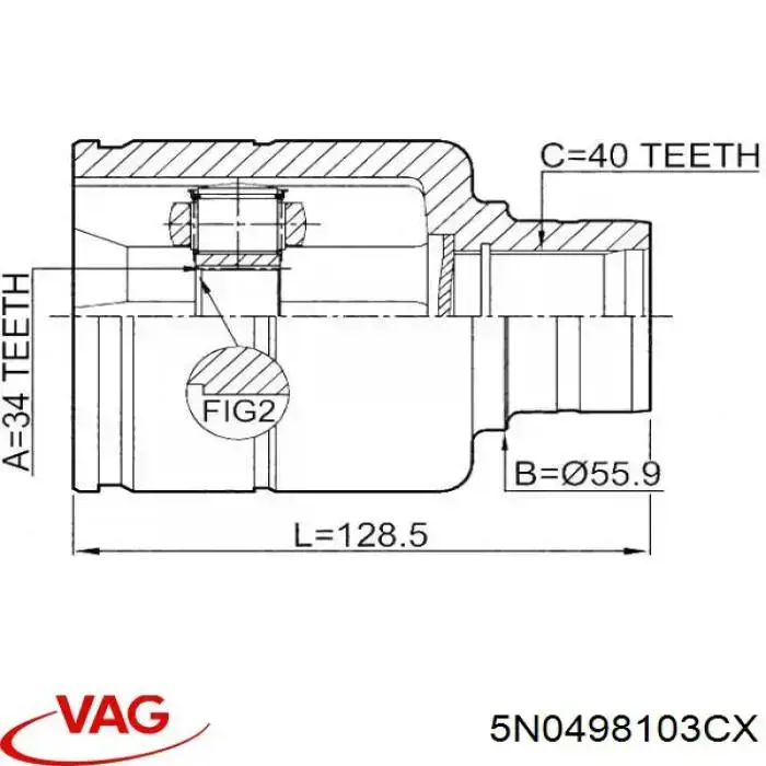 Junta homocinética interna, tripé Volkswagen Passat preço, a partir de 64,96 USD