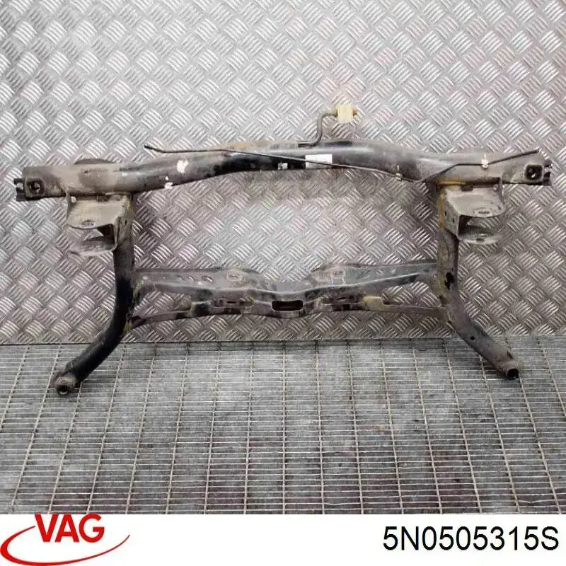 5N0505315P VAG viga de suspensão traseira (plataforma veicular)