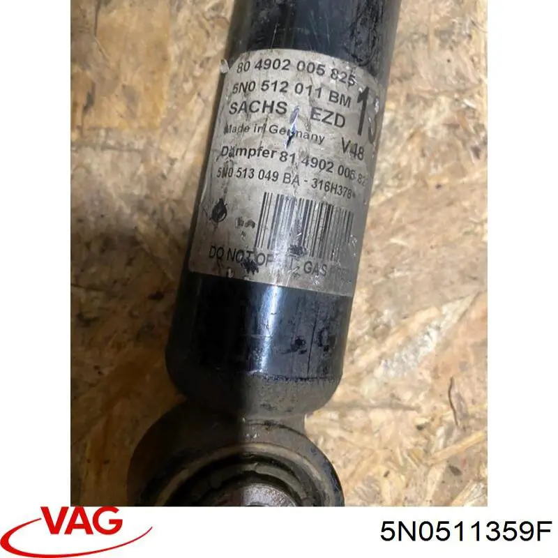 Буфер-отбойник амортизатора заднего VAG 5N0511359F цена, от 19.33 USD